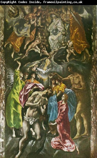 El Greco baptism of christ
